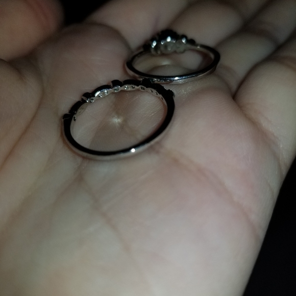 Blue Saphire & Diamon Set - Picture 6 of 7